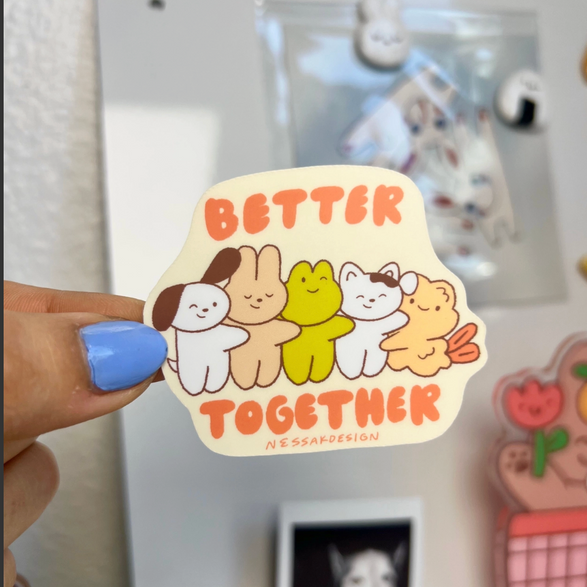 Better Together Sticker