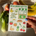Mini Mart Cuties Sticker Sheet