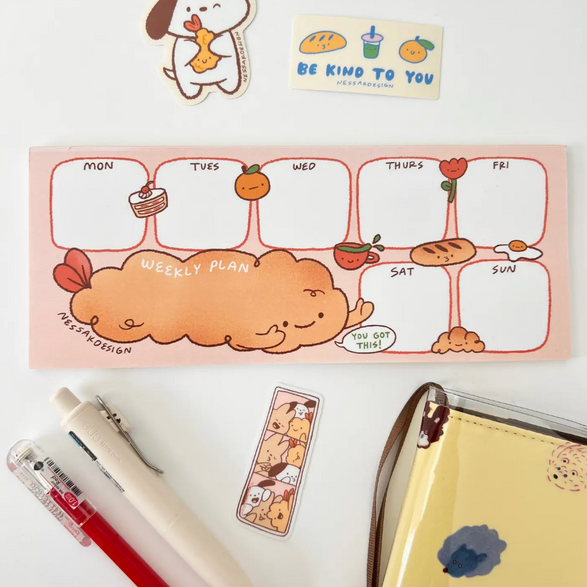 Foodie Weekly Planner Notepad