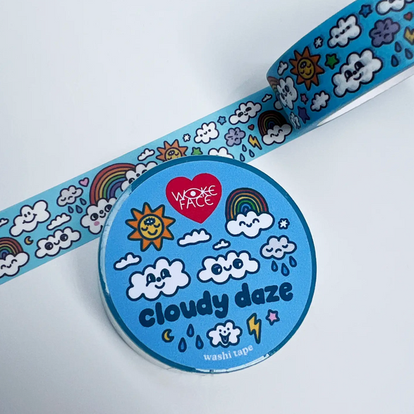 Cloudy Daze Washi Tape (15mm)
