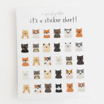 Cats Mini Clear Sticker Sheet