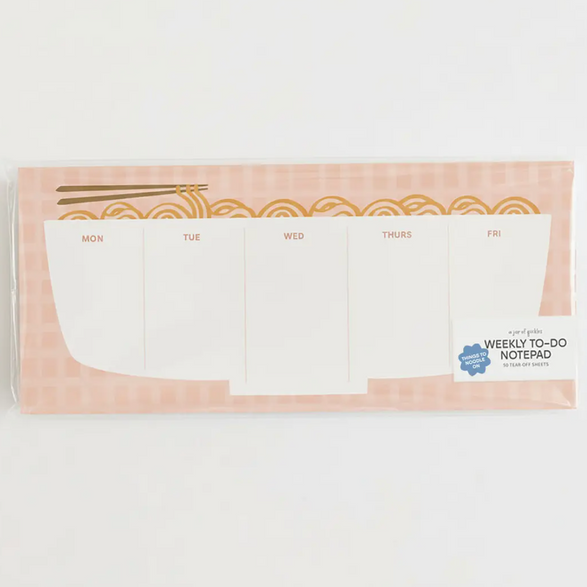 Noodle Weekly Planner Notepad