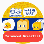 Balanced Breakfast Washi Tape (15mm)