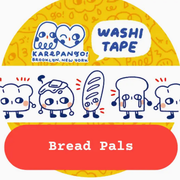 Bread Pals Washi Tape (15mm)