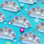 Misunderstood Pigeon Sticker