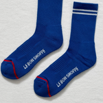 Cobalt Blue Boyfriend Socks