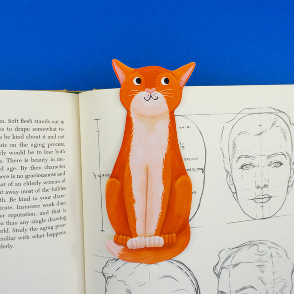 Orange Cat Bookmark