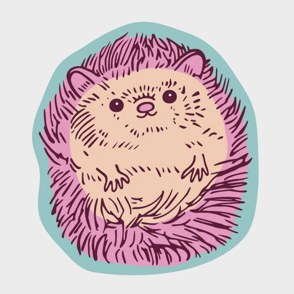 Hedgehog Sticker