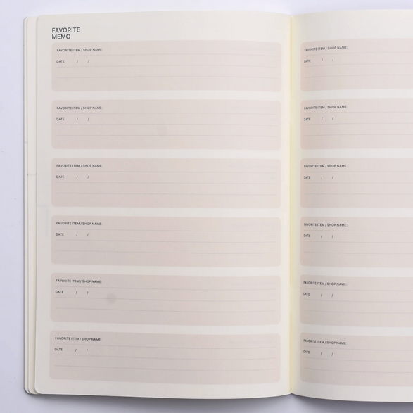 Undated Laconic Style Planner: My Life