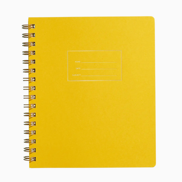 Blank Shorthand Notebook - Mustard
