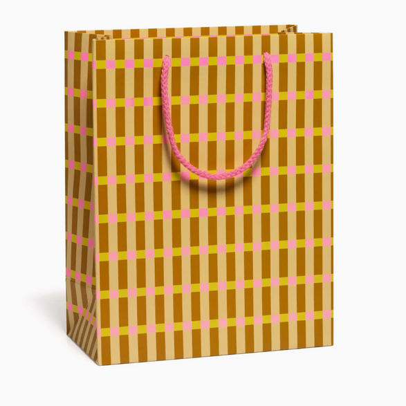 Brown + Pink Gift Bag