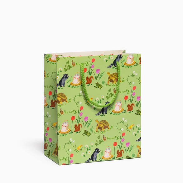 Green Critter Gift Bag