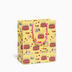 Pink Cake Yellow Gift Bag