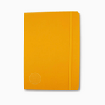 Dot Grid Yellow Notebook - Black Paper (B5)