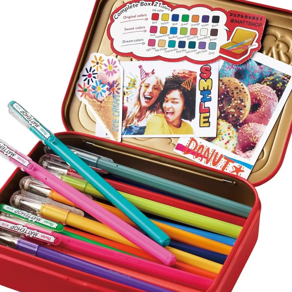 Pentel Mattehop Pen - Set of 21