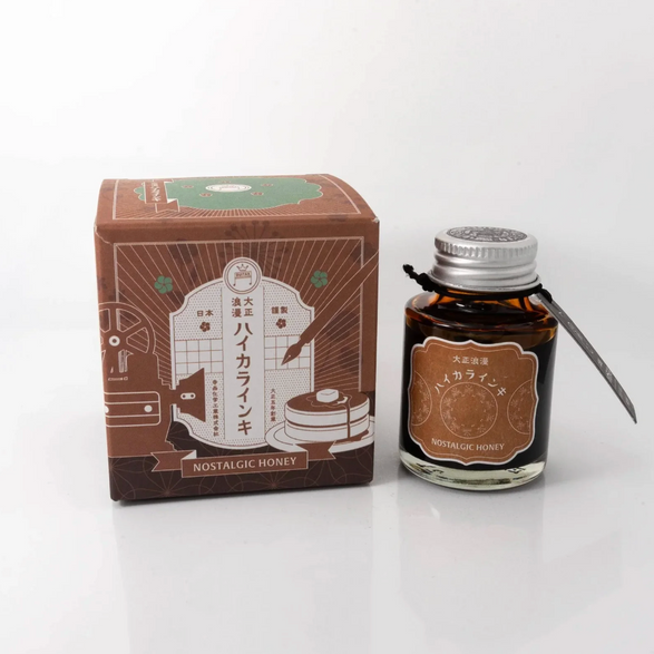 Teranishi Japanese Fountain Pen Ink (40ml) - Nostalgic Honey