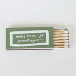 Green Thank You Matchbox