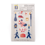Retro Stationery Multi Sticker + Art Sheet