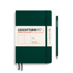Leuchtturm Blank Notebook: Forest Green (Softcover) - A5