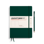 Leuchtturm Lined Notebook: Forest Green - B5
