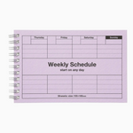 Undated Weekly Spiral Planner - Purple