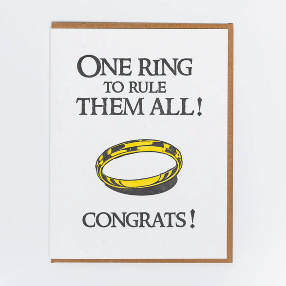 One Ring Congrats