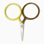 Mini Circle Scissors - Green + Brown