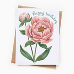 Happy Birthday Pink Peony