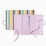 Striped Roll Up Pen Pouch