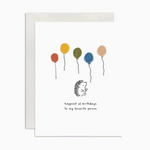Happiest of Birthdays Hedgehog