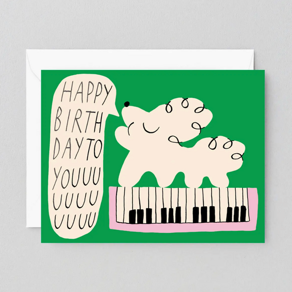 Happy Birthday Singing Dog