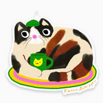 Coffee Cat Sticker