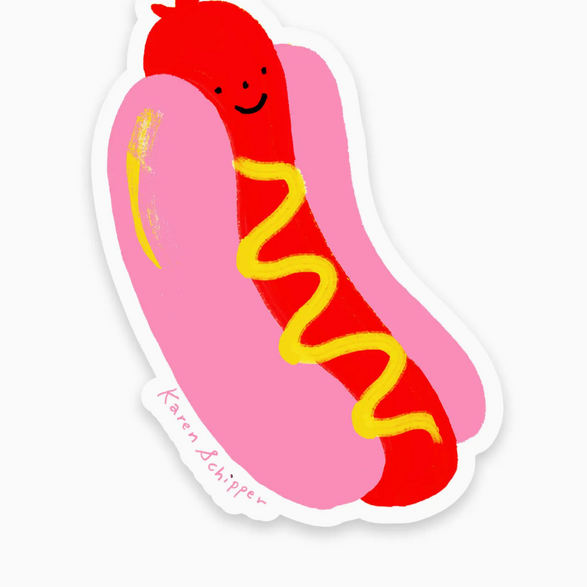 Hot Dog Sticker