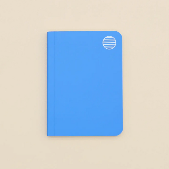 Lined Pocket Notebook: Blue
