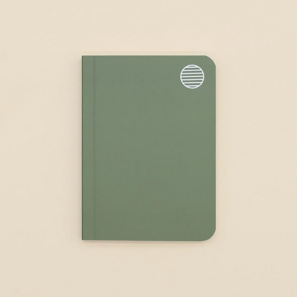 Lined Pocket Notebook: Green