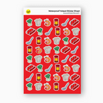 Hot Pot Sticker Sheet