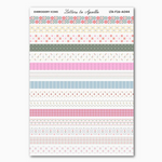 Embroidery Washi Sticker Sheet