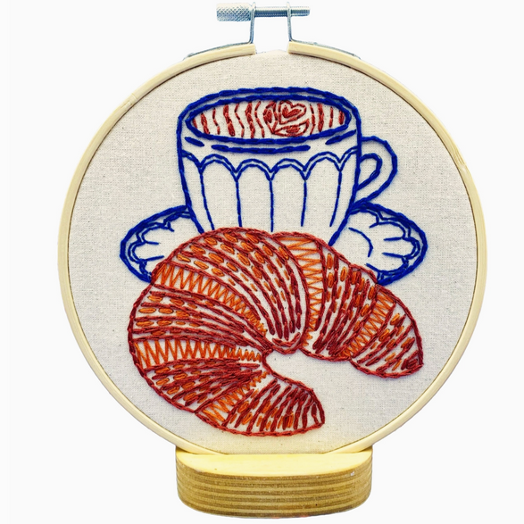Cross Stitch Kit: Croissant
