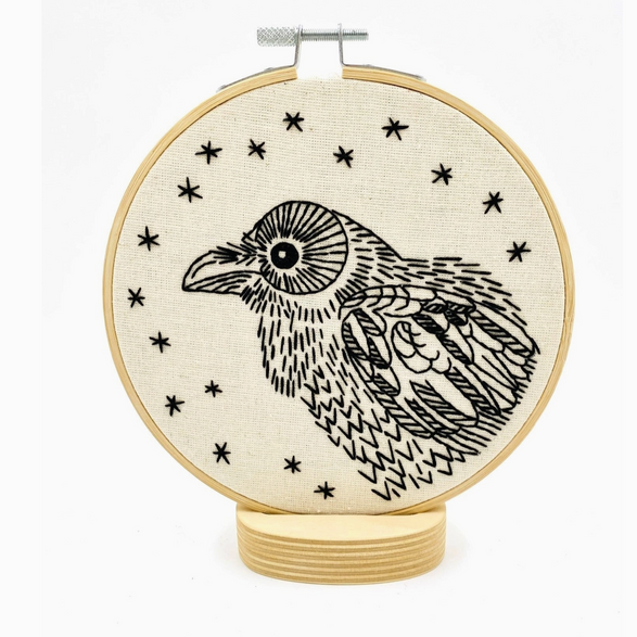 Cross Stitch Kit: Raven