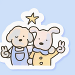 Friendship Dogs Sticker