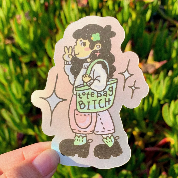 Tote Bag B Sticker