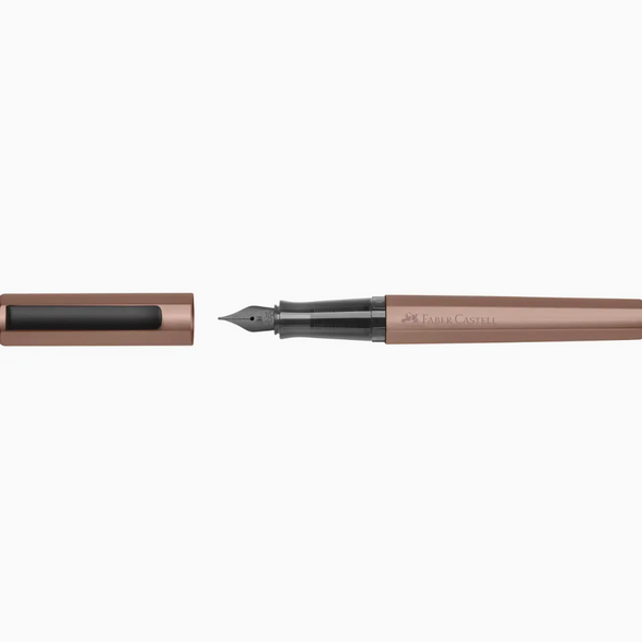 Hexo Fountain Pen (Medium Nib) - Bronze