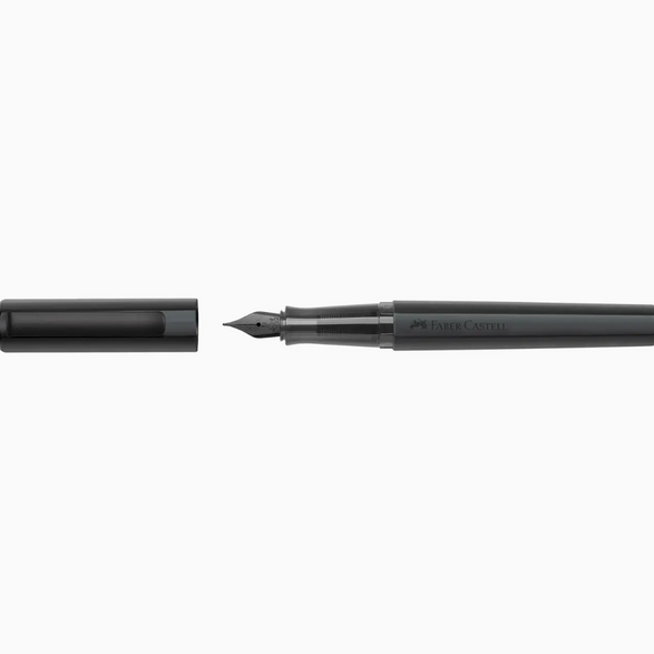 Hexo Fountain Pen (Medium Nib) - Black