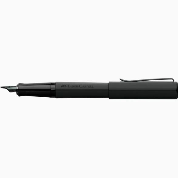 Hexo Fountain Pen (Medium Nib) - Black