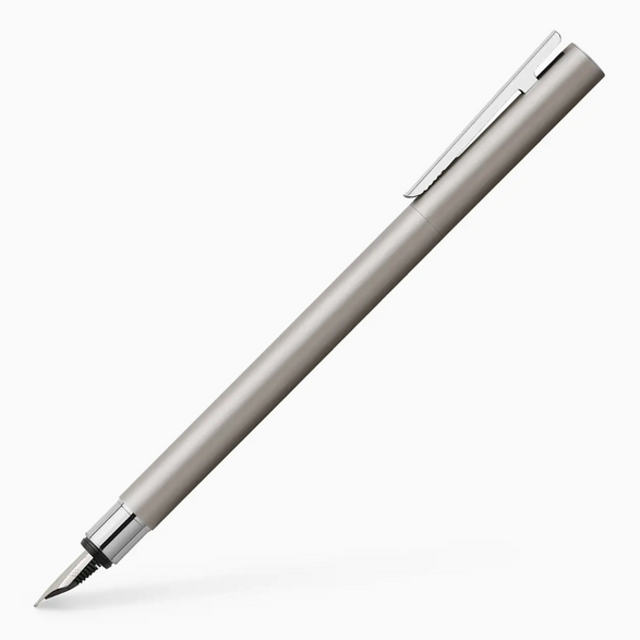 Neo Slim Stainless Steel Fountain Pen (Fine Nib)