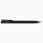 Neo Slim Black Fountain Pen - Matte Black Chrome (Medium Nib)