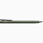Neo Slim Black Fountain Pen - Olive Green (Fine Nib)