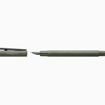 Neo Slim Black Fountain Pen - Olive Green (Fine Nib)