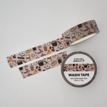 Coffee Pattern Washi Tape (15mm)