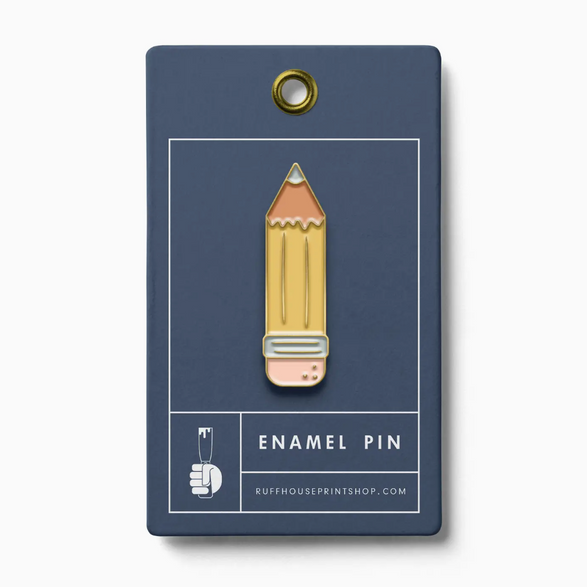 Pencil Enamel Pin